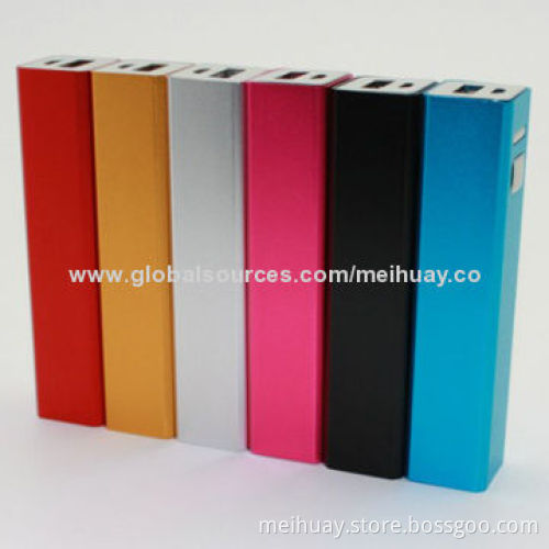 Mobile Power Bank, 1,800, 2,600mAh (Samsung Galaxy), 18650 Battery Cell